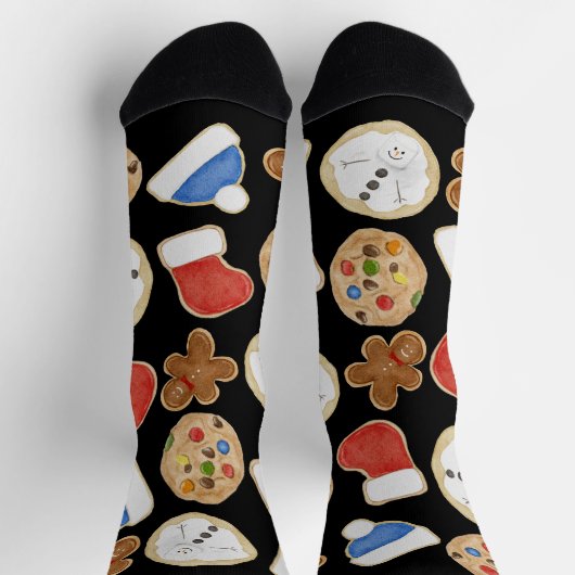 Chaussette Chaussettes de Noël pour l'équipe des biscuits de (Haut)
