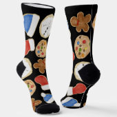 Chaussette Chaussettes de Noël pour l'équipe des biscuits de (Angulaire)