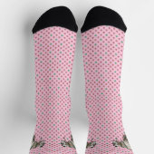 Chaussette Chaussettes de Noël roses pour cheval (Haut)