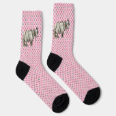 Chaussette Chaussettes de Noël roses pour cheval (Droite)
