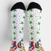 Chaussette Chaussettes de Noël Santa plus foncé (Haut)