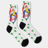 Chaussette Chaussettes de Noël Santa plus foncé (Droite)
