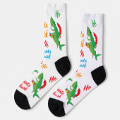 Chaussette Chaussettes de Noël Santa Shark (Gauche)