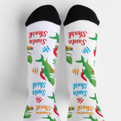 Chaussette Chaussettes de Noël Santa Shark (Haut)