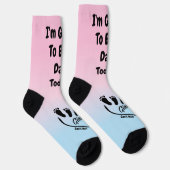 Chaussette Chaussettes de nom de bébé personnalisées Cadeau p (Droite)