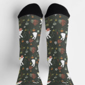 Chaussette Chaussettes de nom personnalisées (Haut)