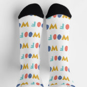 Chaussette Chaussettes de nom personnalisées (Haut)