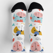 Chaussette Chaussettes de nom personnalisées (Haut)