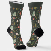 Chaussette Chaussettes de nom personnalisées (Angulaire)