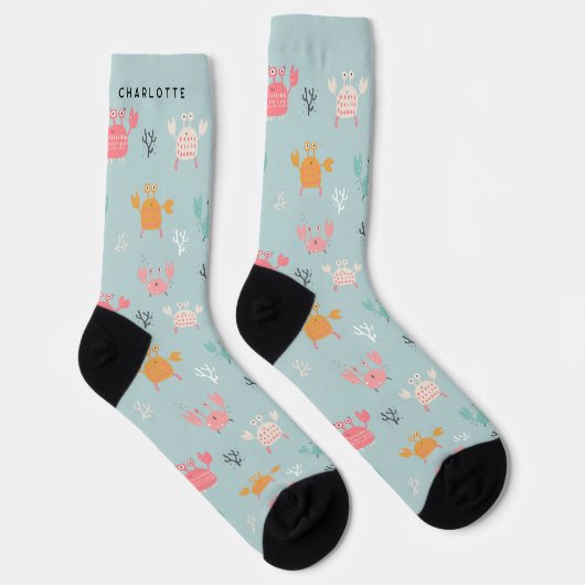 Chaussette Chaussettes de nom personnalisées (Droite)