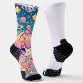 Chaussette Chaussettes de nuit Starry Kawaii (Angulaire)