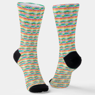 Chaussette Chaussettes de Pâques Chaussettes de l'Œuf de Pâqu