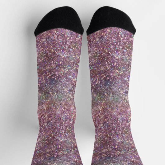 Chaussette Chaussettes de Parties scintillant Holographique d (Haut)