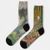 Chaussette chaussettes de paysage colorées (Gauche)