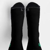 Chaussette Chaussettes de performance irlandaises noires (Haut)