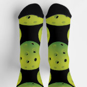 Chaussette Chaussettes de pickball vert citron (Haut)