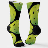 Chaussette Chaussettes de pickball vert citron (Angulaire)