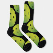Chaussette Chaussettes de pickball vert citron (Droite)