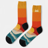 Chaussette Chaussettes de plage tropicale (Gauche)