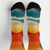 Chaussette Chaussettes de plage tropicale (Haut)