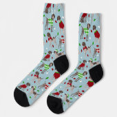 Chaussette Chaussettes de pointeur allemandes de Noël (Gauche)