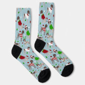 Chaussette Chaussettes de pointeur allemandes de Noël (Droite)