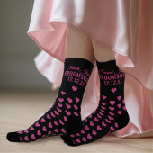 Chaussette Chaussettes de proposition sur mesure Groomsmaid C