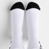 Chaussette Chaussettes de qualité supérieure noir et blanc mo (Haut)