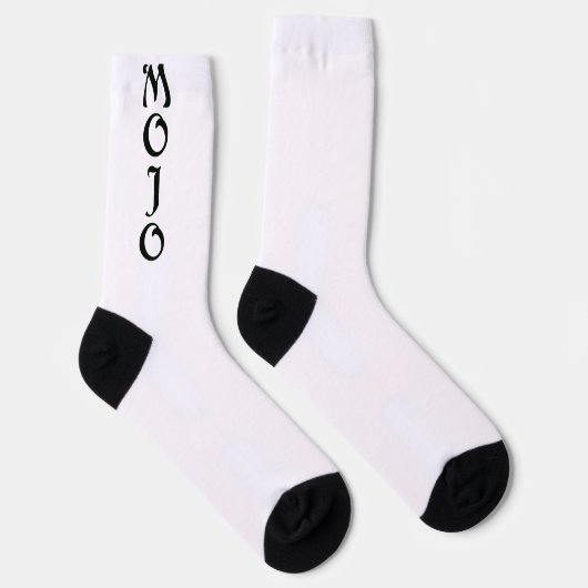 Chaussette Chaussettes de qualité supérieure noir et blanc mo (Droite)