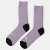 Chaussette Chaussettes de qualité supérieure Zen blanc gris (Gauche)