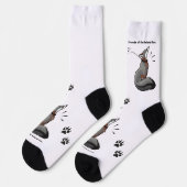 Chaussette Chaussettes de renard de l'île avec pattes (Gauche)