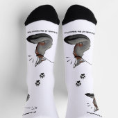 Chaussette Chaussettes de renard de l'île avec pattes (Haut)