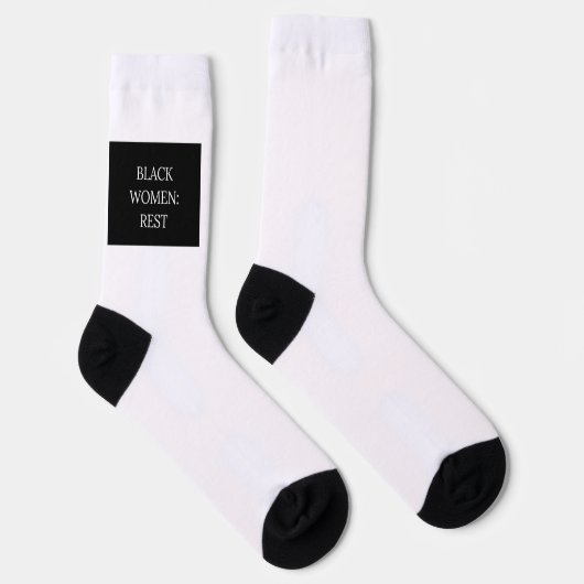 Chaussette Chaussettes de repos pour femmes noires (Droite)