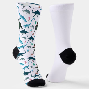 Chaussette Chaussettes de reptiles marins anciens