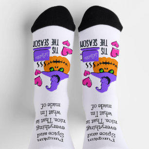 Chaussette Chaussettes de saison Citrouille d'Halloween migno