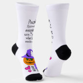 Chaussette Chaussettes de saison Citrouille d'Halloween migno (Angulaire)
