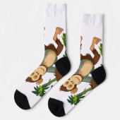 Chaussette Chaussettes de singe dansant (Gauche)