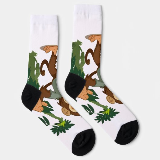 Chaussette Chaussettes de singe dansant (Droite)