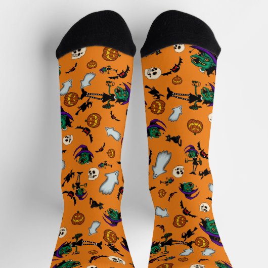 Chaussette Chaussettes de sorcière d'Halloween (Haut)