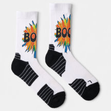 Chaussettes de sport à équipage de bande dessinée