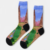 Chaussette Chaussettes de Tabuk, Arabie saoudite (Gauche)