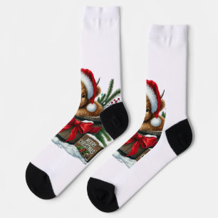 Chaussette Chaussettes de vache de Noël Highland