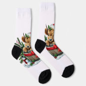 Chaussette Chaussettes de vache de Noël Highland (Droite)
