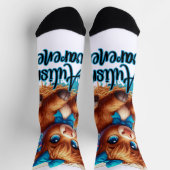 Chaussette Chaussettes de vache de sensibilisation sur l'auti (Haut)