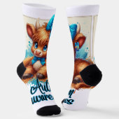 Chaussette Chaussettes de vache de sensibilisation sur l'auti (Angulaire)