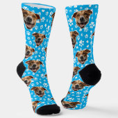Chaussette Chaussettes de visage personnalisées pour chien (Angulaire)