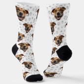 Chaussette Chaussettes de visage personnalisées pour chien (Angulaire)