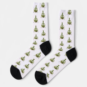 Chaussette Chaussettes de Yoga Mante Religieuse