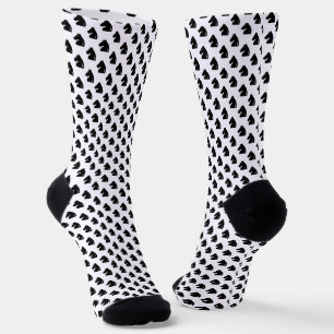 Chaussette Chaussettes d'échecs avec à damiers cheval de chev