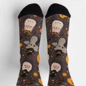 Chaussette Chaussettes d'équipage à motif halloween (Haut)